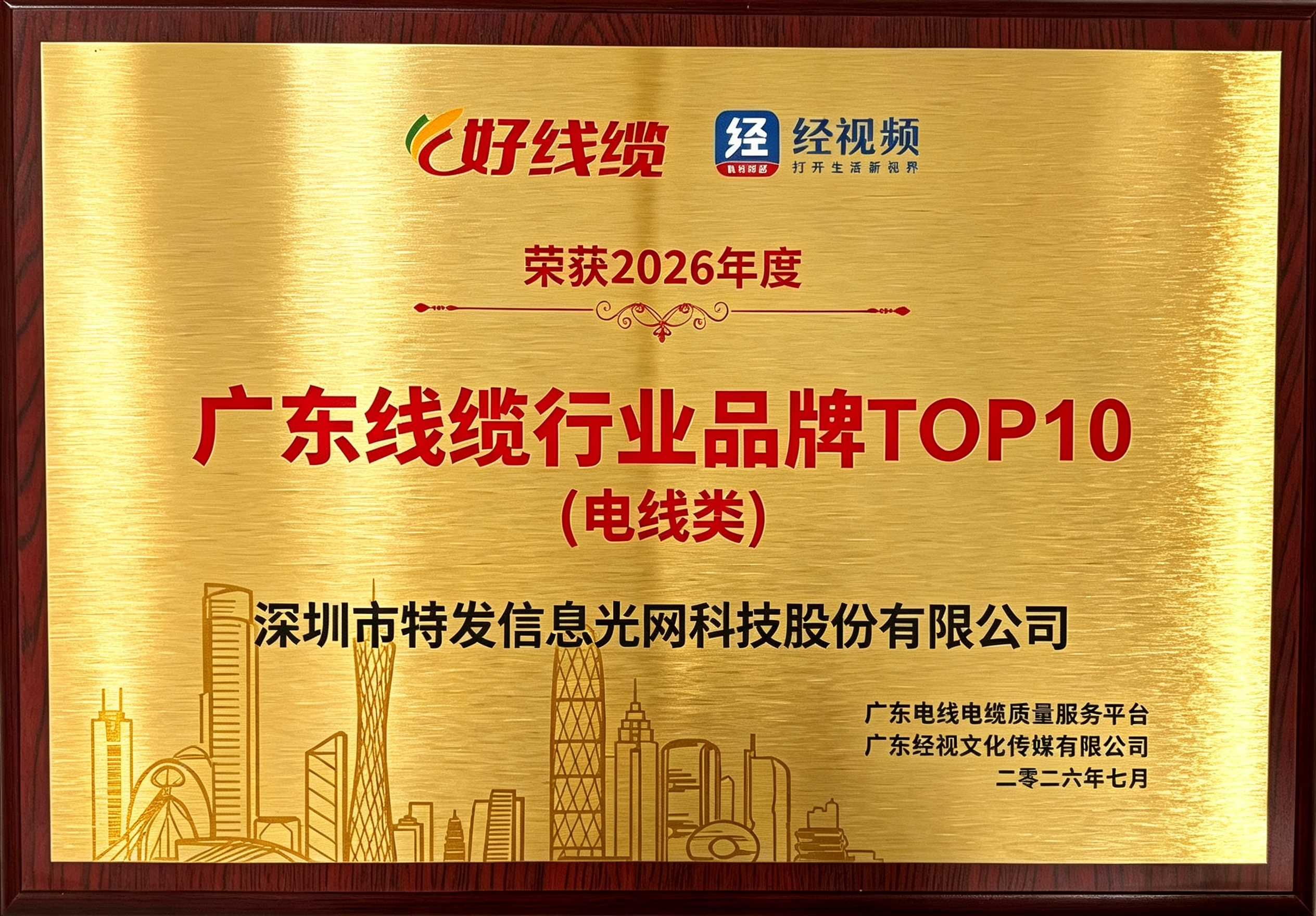 1784873673323 广东线缆行业品牌 TOP10